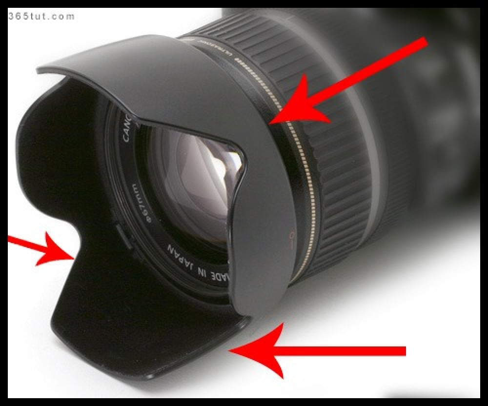 هود لنس 55mm