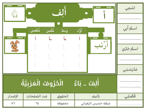 أَلِف ــ بَاء الْحُرُوفُ الْعَرَبِيَّةُ