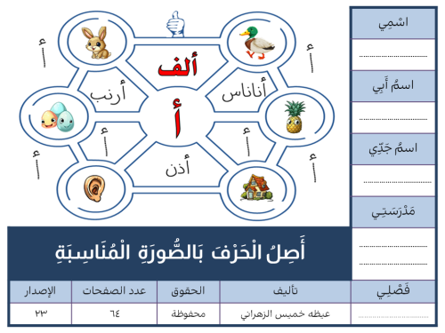 أَصِلُ الْحَرْفَ بَالصُّورَةِ الْمُنَاسِبَةِ