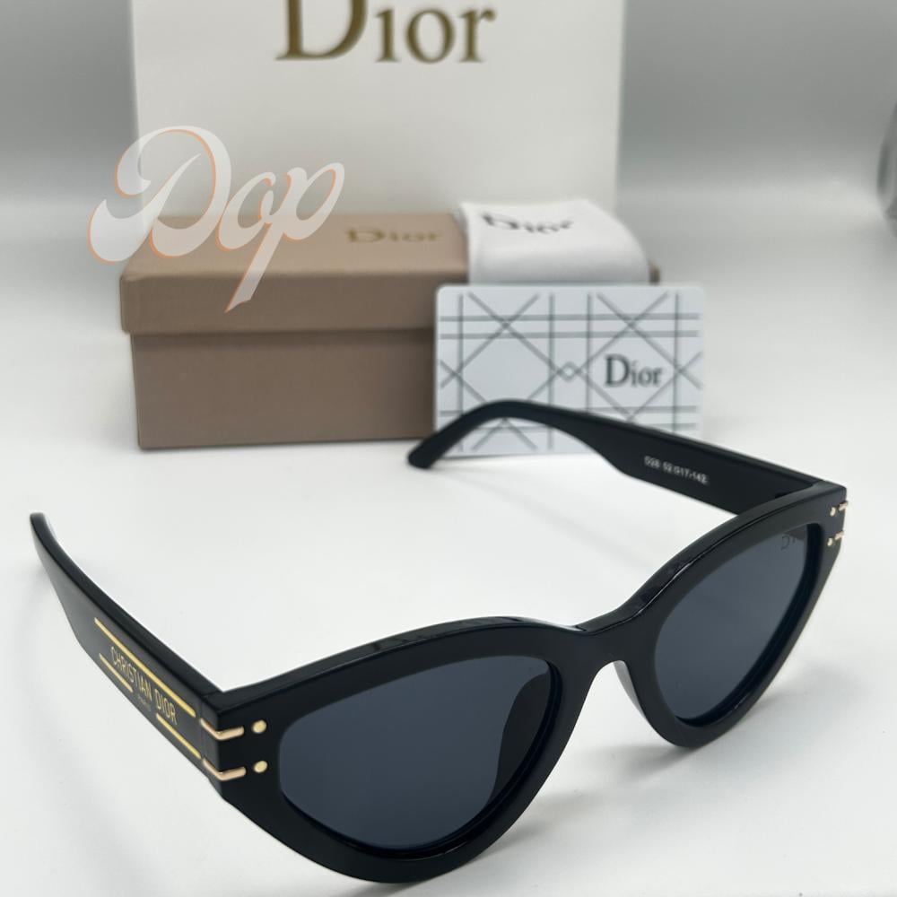 نظارة كريستن ديور ذهبي عين القط