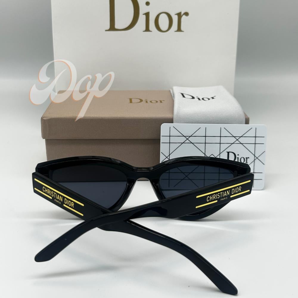 نظارة كريستن ديور ذهبي عين القط