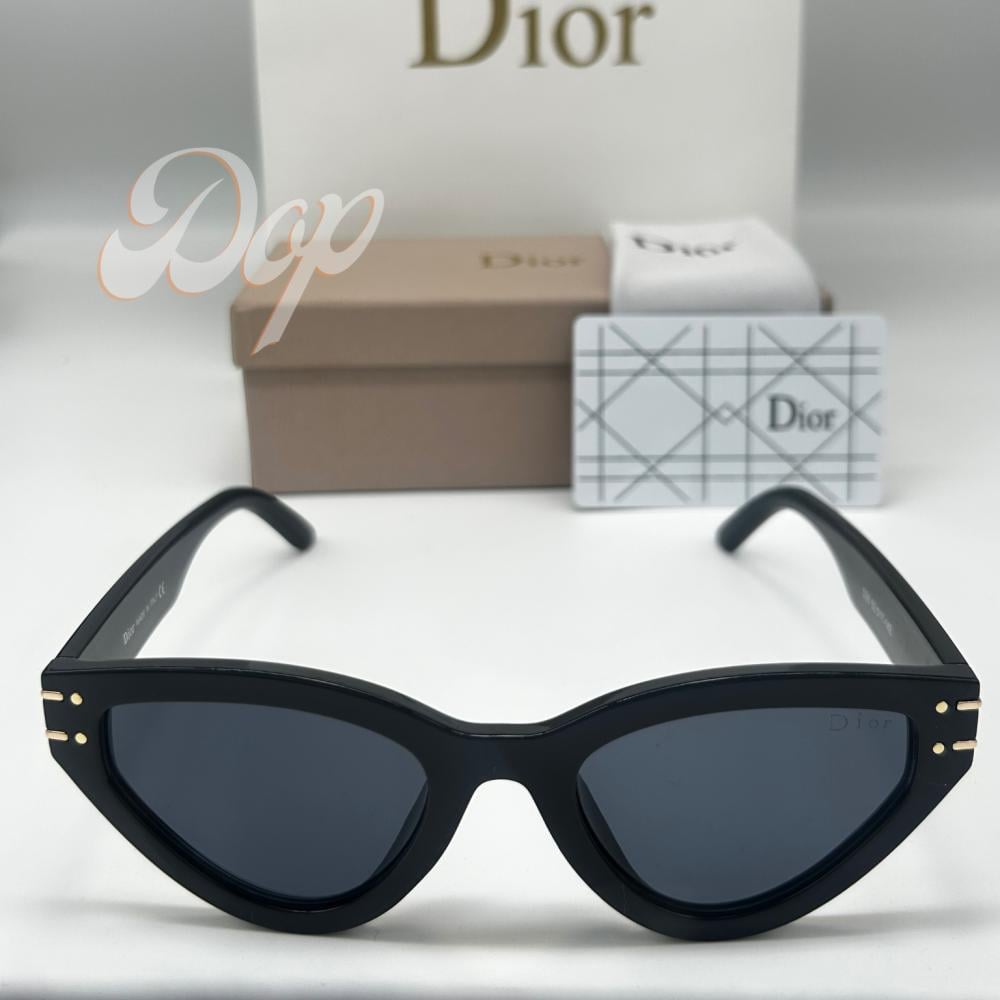 نظارة كريستن ديور ذهبي عين القط