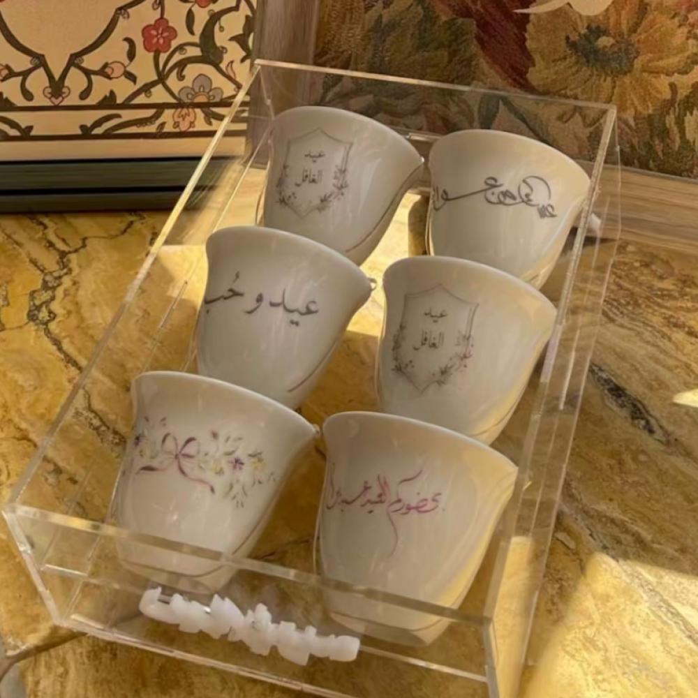 بوكس فناجين ست حبات