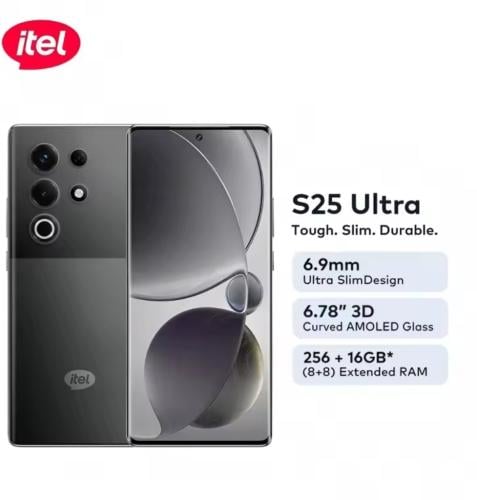 جوال أيتل S25 Ultra ذاكره 256 رام 16 شركة itel