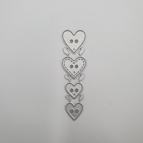 4 Hearts Metal Die Cutting