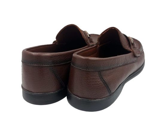 حذاء كاجوال بدون رباط - لون بني