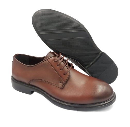 حذاء رسمي بني غامق