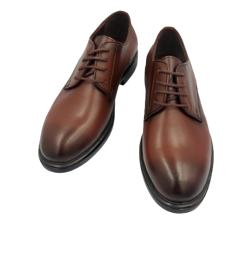 حذاء رسمي بني غامق