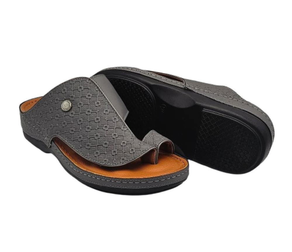 نعال خليجي إيطالي - طبي رمادي