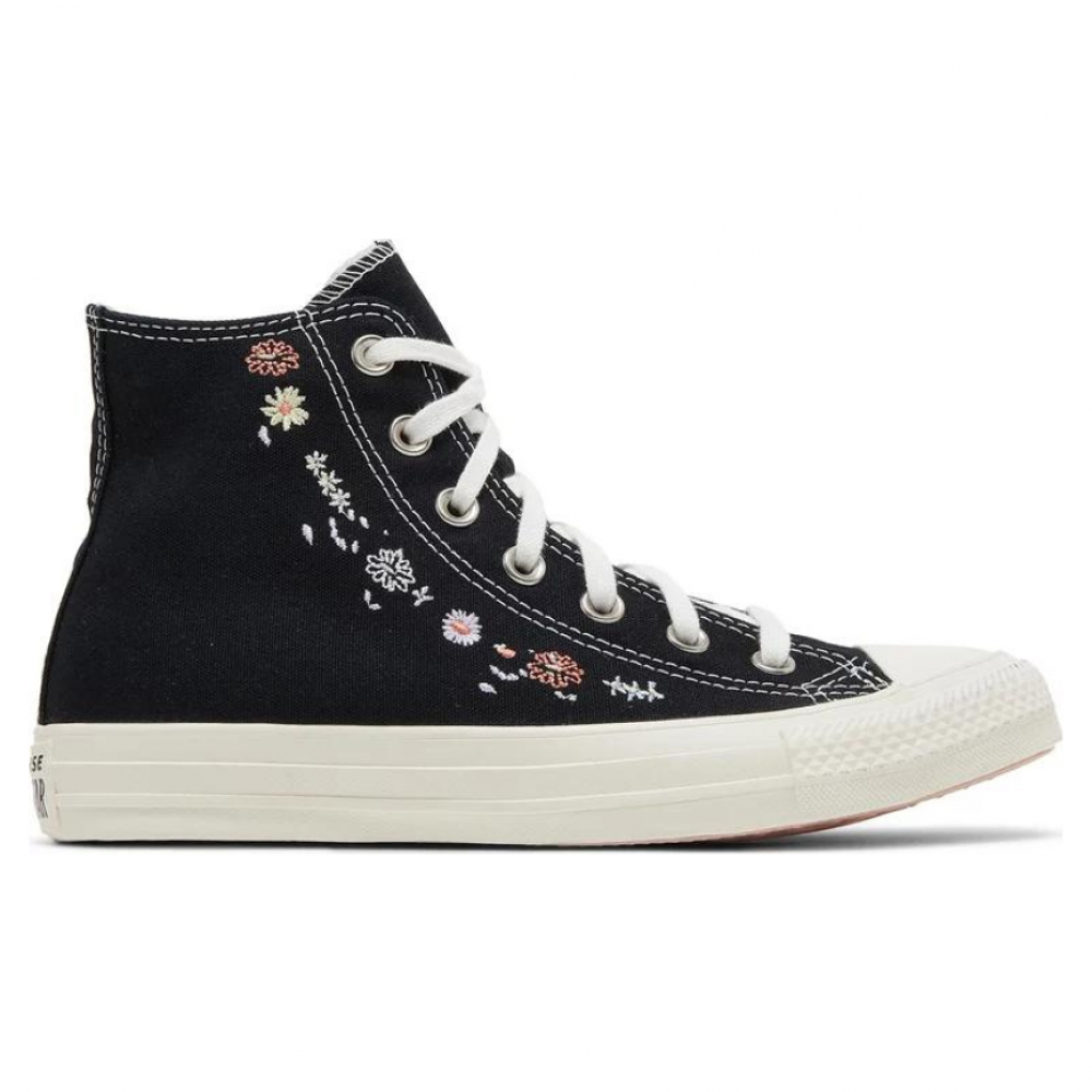 Converse Chuck Taylor All Star High 'Embroidered Floral - Black'