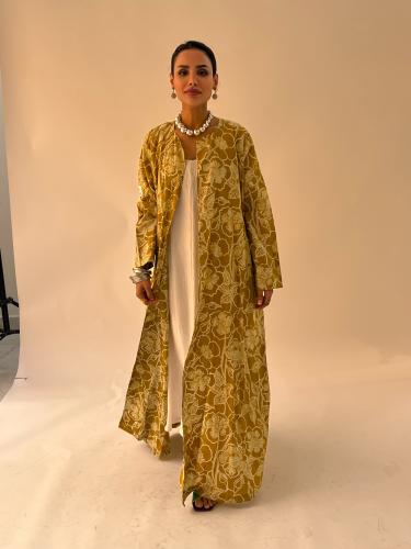 Rose Abaya yellow - SS82