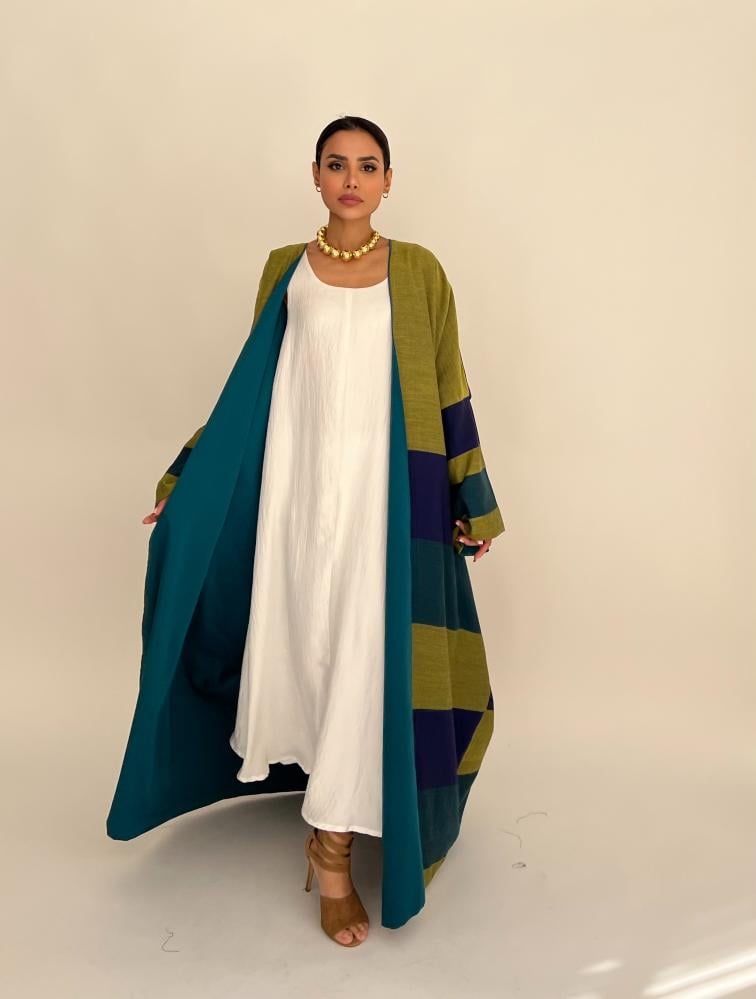 SS36- Double Face abaya