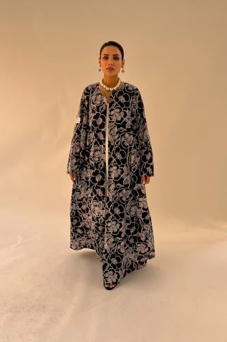 Rose Abaya black - SS83