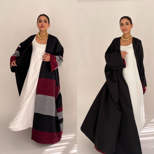 SS37-Double Face abaya