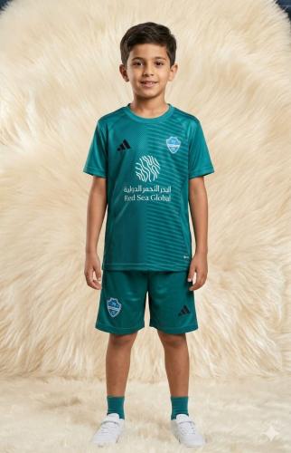 طقم نادي الاهلي 2026 اخضر رقم 7 شبابي