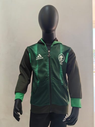 جاكيت المنتخب السعودي اخضر اطفال بنجلاديشي