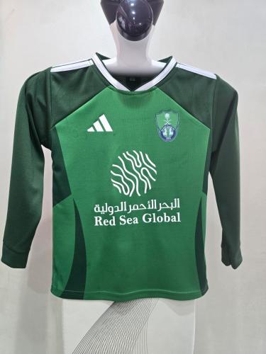 تيشيرت نادي الاهلي كم طويل اخضر رقم 7 محلي