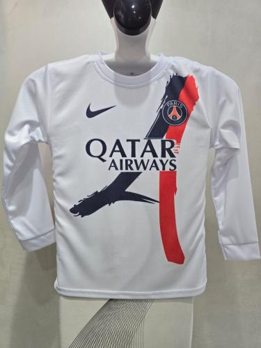 تيشيرت نادي باريس سانجيرمن كم طويل ابيض رقم 10 محلي