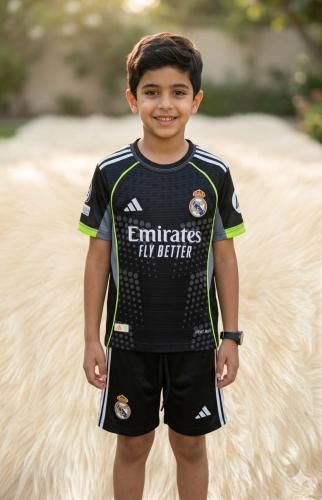 طقم نادي ريال مدريد 2026 اسود رقم 9 شبابي