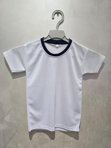 تيشيرت سادة ابيض كحلي اطفال محلي