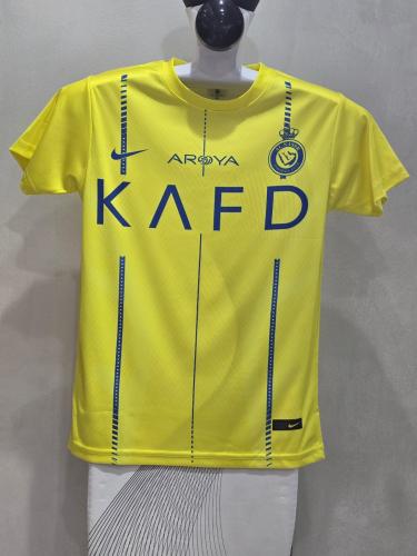 طقم نادي النصر اصفر شبابي رقم 7 بنجلاديشي