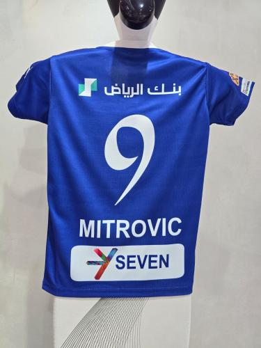 تيشيرت نادي الهلال ازرق رجالي رقم 9 بنجلاديشي