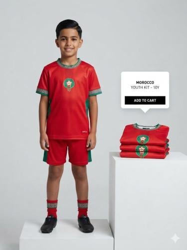 تيشيرت منتخب المغرب 2026 شبابي