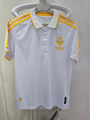 تيشيرت بولو نادي ريال مدريد ابيض رجالي صيني