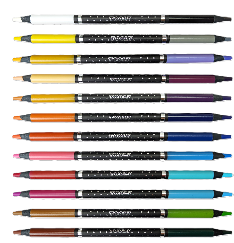 تولي ألوان خشبية 24 لون