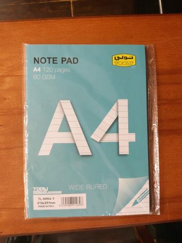 NOTE PAD A4 بوك رسائل A4