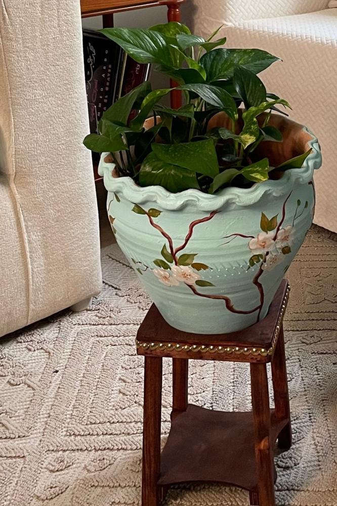 مركن نباتات فخار ( اصيص ) كبير