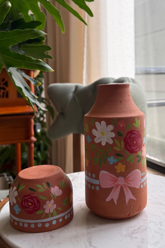 مق فخار ( قنينه ماء ) تربه المدينة المنورة سعه 500 ml