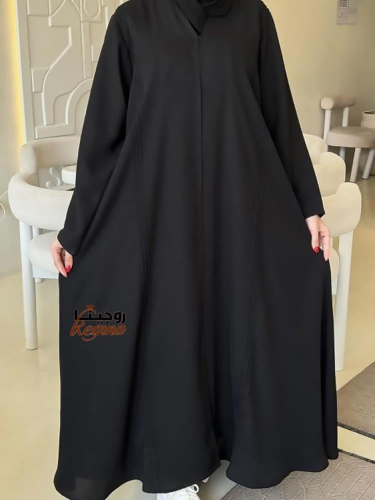 عباية كلوش اسود توفر لك الراحة والأناقة لإطلالة مثالية