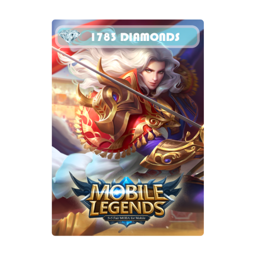 بطاقة شحن موبايل ليجند 1783 جوهرة - Mobile Legends...