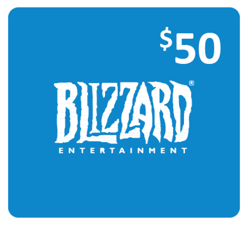 بطاقة بليزرد 50 دولار المتجر الأمريكي - Blizzard G...