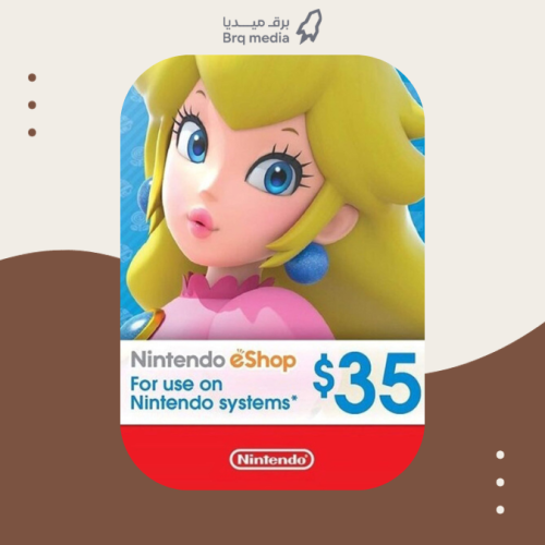 بطاقة نينتيندو إي شوب 35 دولار - Nintendo Eshop $3...