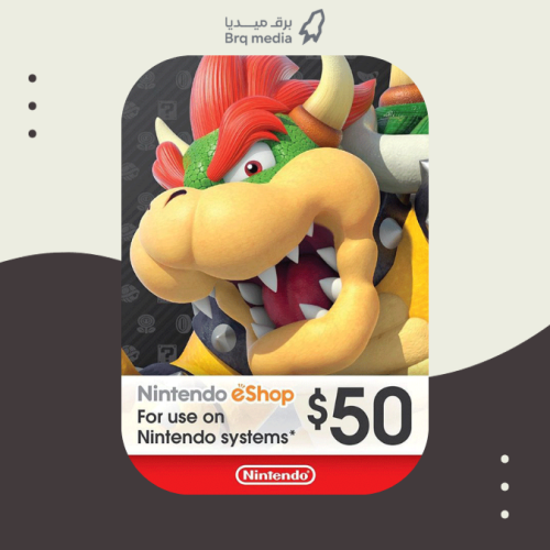 بطاقة نينتيندو إي شوب 50 دولار - Nintendo Eshop $5...