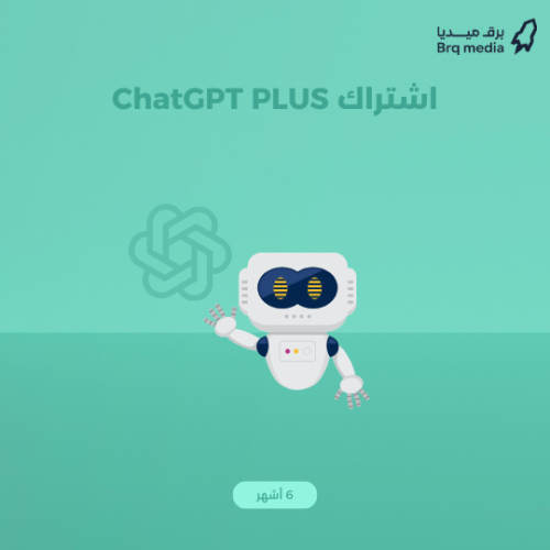 اشتراك شات جي بي تي بلس 6 أشهر - ChatGPT PLUS