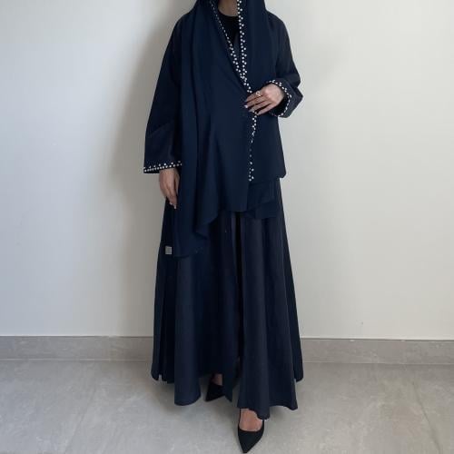 LINEN1 - DARK BLUE