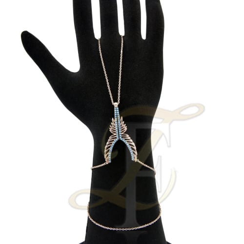 كف (زركون) فضة عيار 925