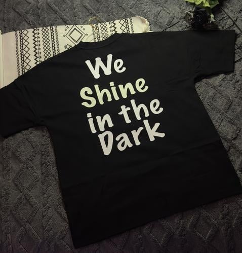 تيشيرت آوفرسايز - Shine مضيء -