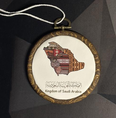 تعليقة سيارة طباعة خشب - المملكة العربية السعودية -