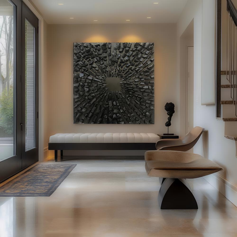 لوحة مصنوعة من الفحم الطبيعي