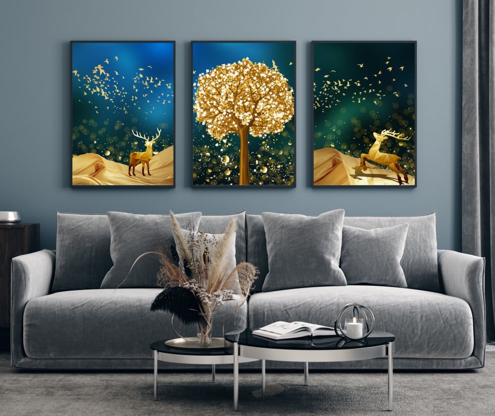 لوحات كنفاس فن تجريدي