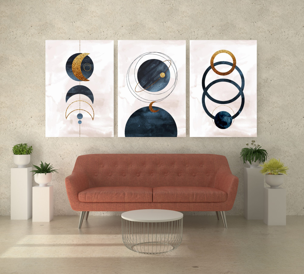 لوحات كنفاس فن تجريدي