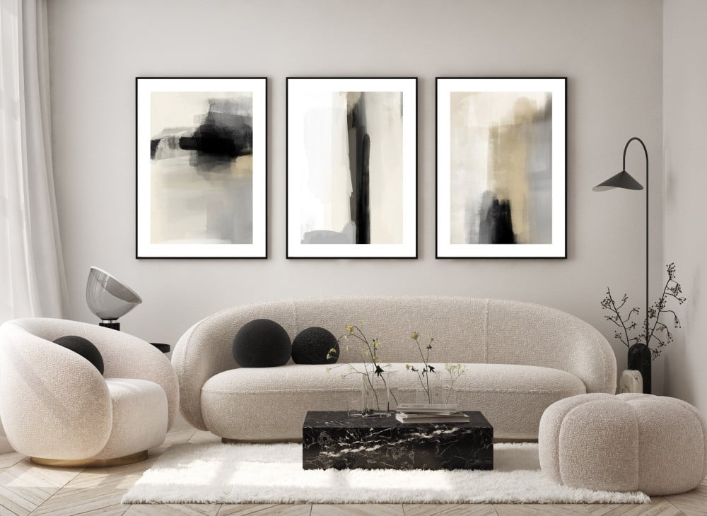 لوحات كنفاس فن تجريدي