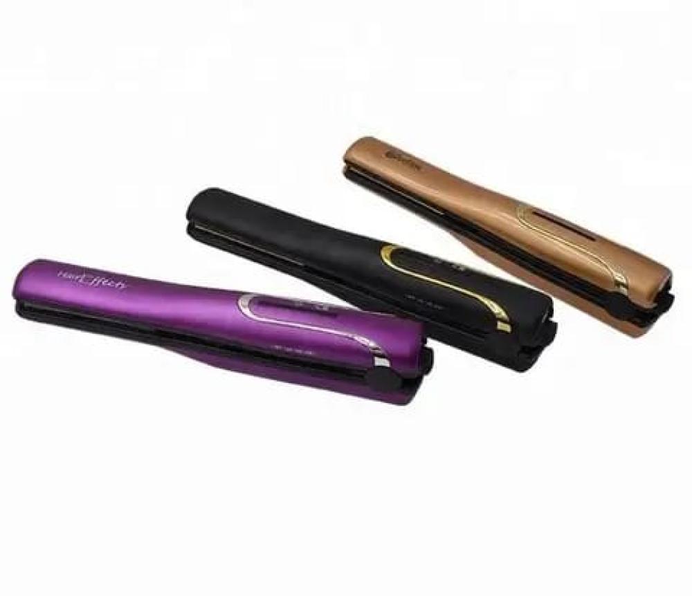 مكواة فرد شعر احترافية صغيرة محمولة قابلة لاعادة الشحن بمنفذ USB