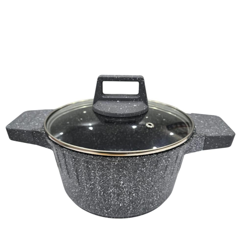 طقم قدور جرانيت الاصلي 14قطعة ب لونين مختلفين