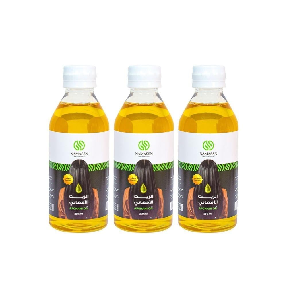 عرض الزيت الأفغاني 3 حبات لتكثيف وتقوية الشعر