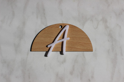 Half circle tag